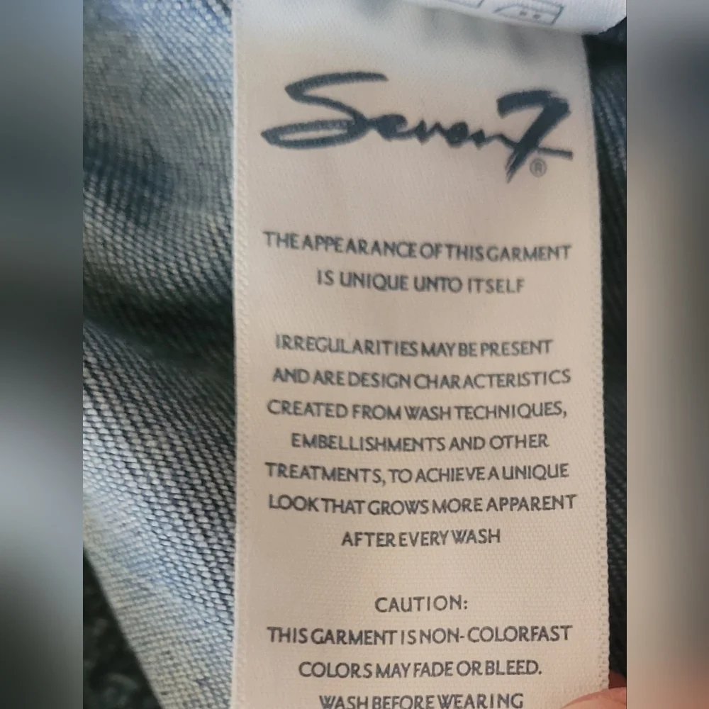 Seven7 Plus Sz 24 Jeans - Picture 8 of 8